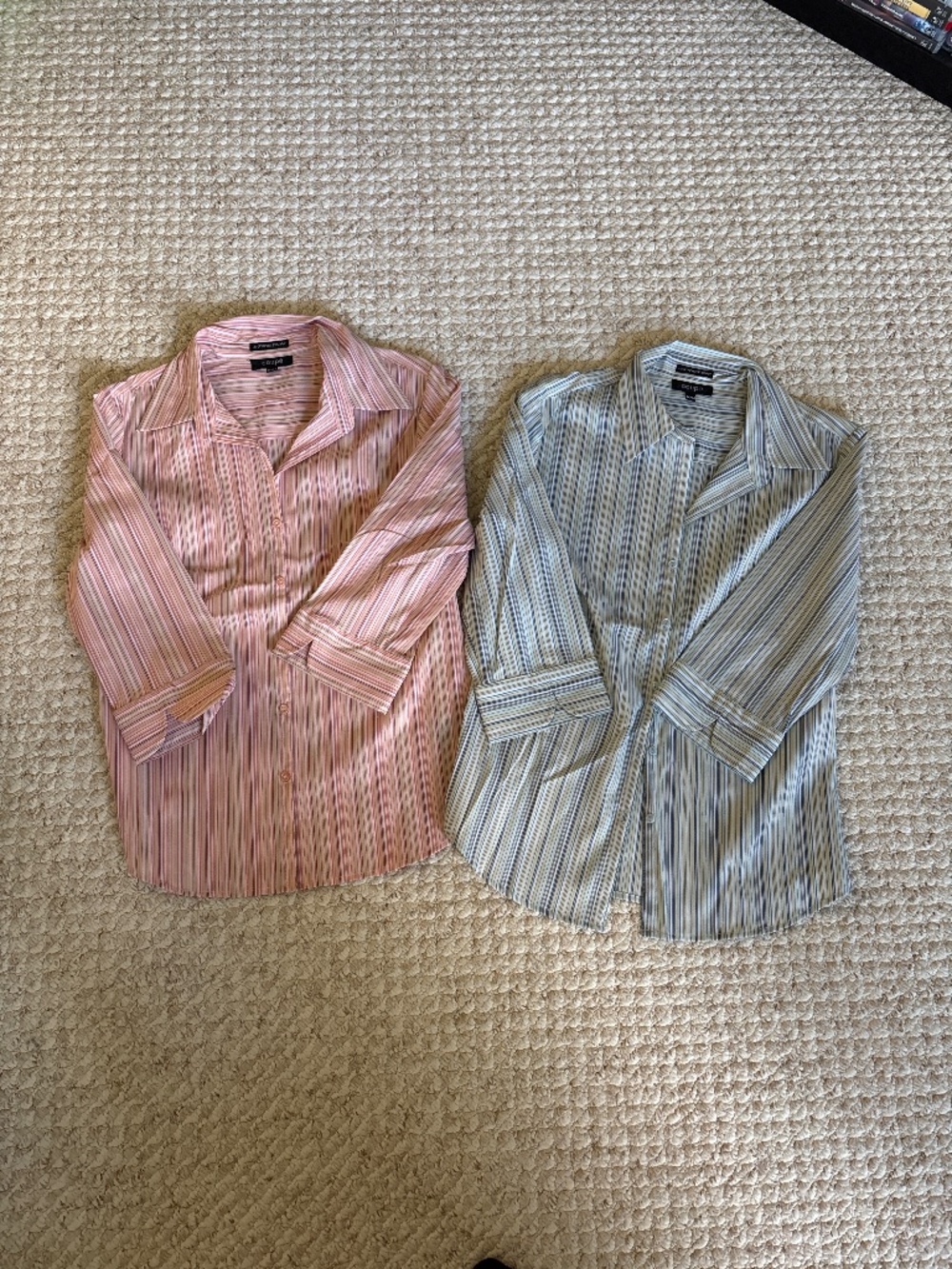 COUPE striped dressy shirts / blouse
